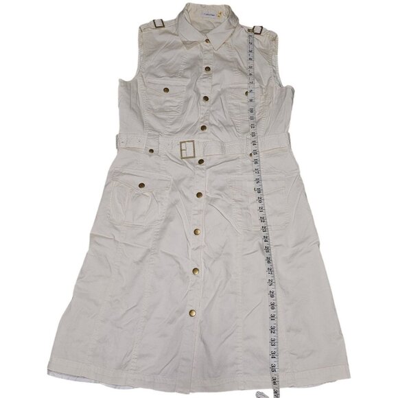 Calvin Klein White Elegant Dress - Picture 8 of 10